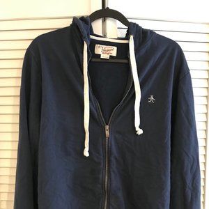 Original Penguin Navy Blue Hoodie Size M